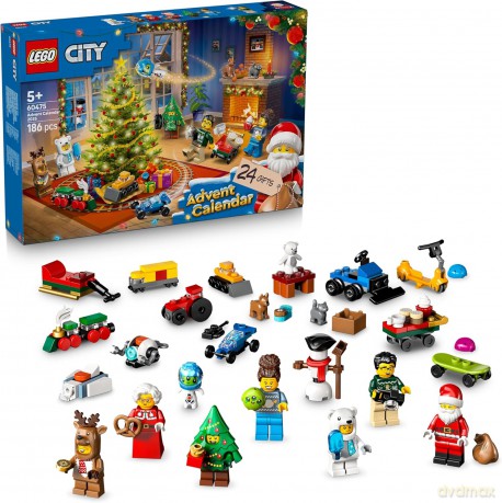 LEGO CITY Kalendarz adwentowy na 2025 Kalendarz adwentowy na 2025 rok (2025) [KLOCKI]