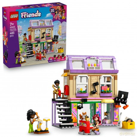 LEGO FRIENDS Sklep muzyczny i mieszkanie Sklep muzyczny i mieszkanie (42653) [KLOCKI]