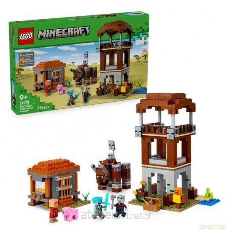 LEGO MINECRAFT Kryjówka rozbójników (21278) [KLOCKI]