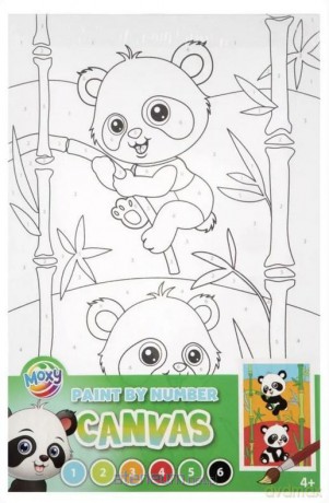 Malowania po numerach Panda