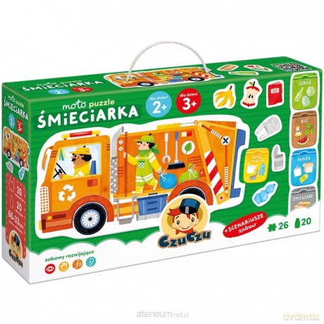 Moto puzzle Śmieciarka 2+, 3+ [PUZZLE]