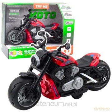 Motocykl na baterie czerwony
