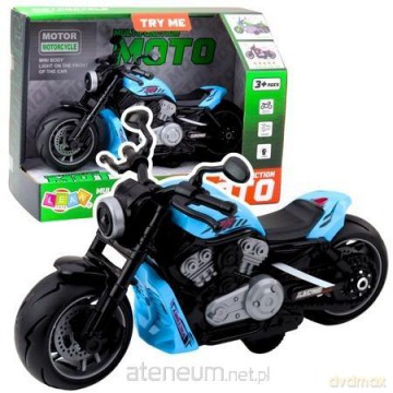 Motocykl na baterie niebieski