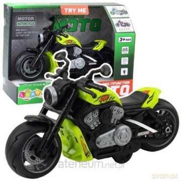Motocykl na baterie zielony