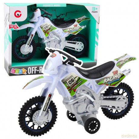 Motor crossowy Off-Road biały