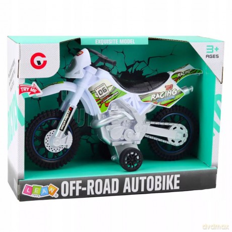 Motor crossowy Off-Road biały