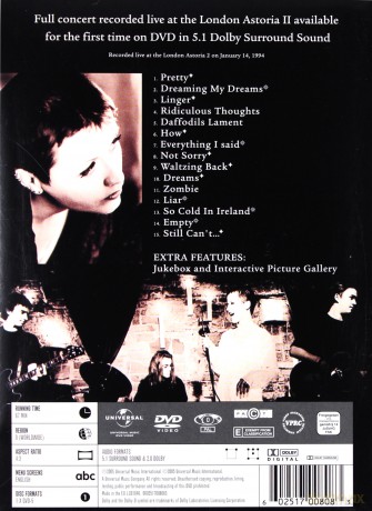 The Cranberries: Live (slidepack) [DVD]
