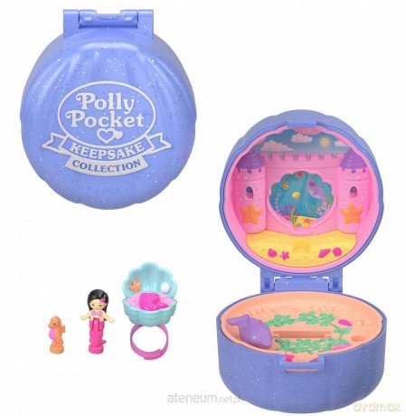 Polly Pocket Zestaw kompaktowy z pierścionkiem [FIGURKA]