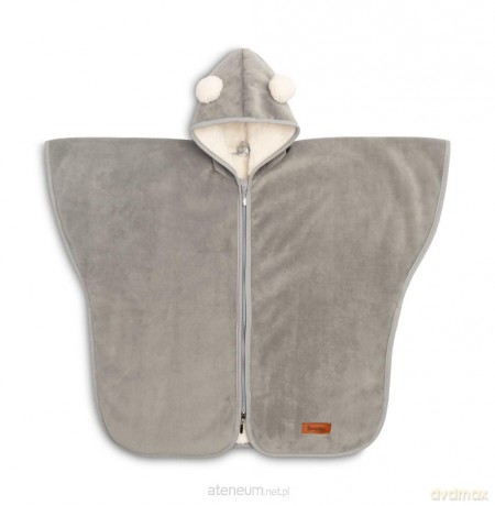 Ponczo samochodowe szary plusz