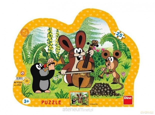 Puzzle 25 ramkowe Krecik Orkiestra przyjaciół [PUZZLE]