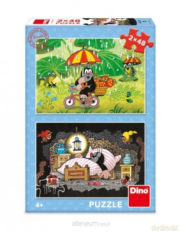 Puzzle 2w1 Krecik, Dzień Krecika [PUZZLE]
