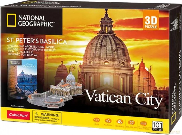 Puzzle 3D National geographic bazylika Św. Piotra [PUZZLE]