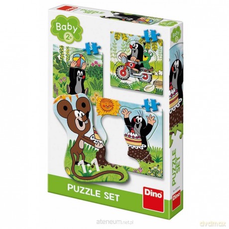 Puzzle Baby 3w1 Krecik i Przyjaciele na łące [PUZZLE]