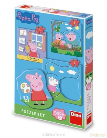 Puzzle Baby 3w1 Świnka Peppa [PUZZLE]