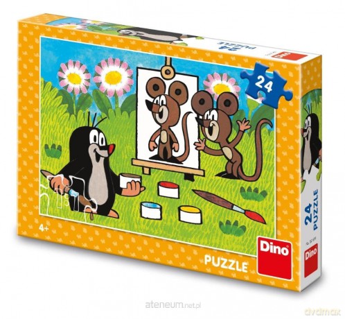 Puzzle Krecik maluje portret 24el [PUZZLE]