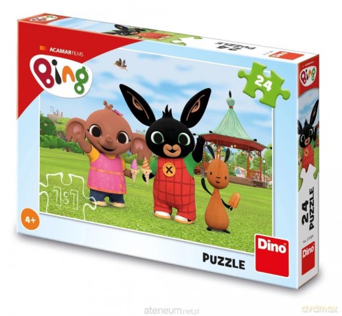 Puzzle Królik Bing i przyjaciele na lodach 24el [PUZZLE]