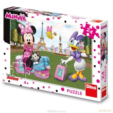 Puzzle Myszka Minnie w Paryżu 24el [PUZZLE]