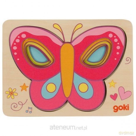Puzzle warstwowe Motyl