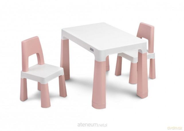 Stolik dziecięcy z 2 krzesełkami Monti pink