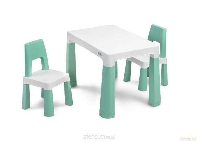 Stolik dziecięcy z krzesełkami Monti mint