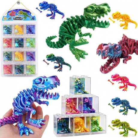 Szkielet dinozaura 3d opalizujący [FIGURKA]