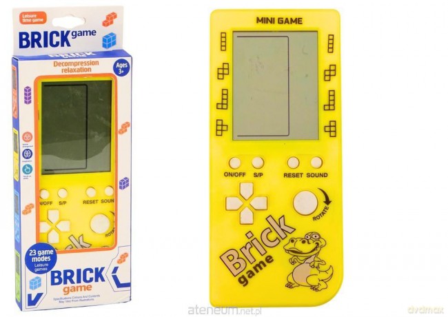 Tetris Brick Game 23 poziomy żółty [GRA]