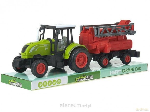 Traktor z przyczepą