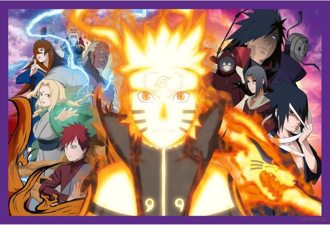 TREFL 2x200 el. Ninja z Wioski Ukrytego Liścia [PUZZLE]