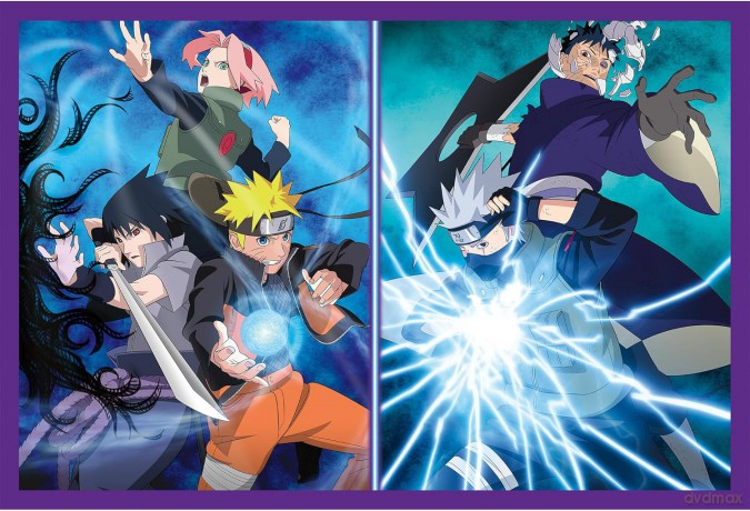 TREFL 2x200 el. Ninja z Wioski Ukrytego Liścia [PUZZLE]