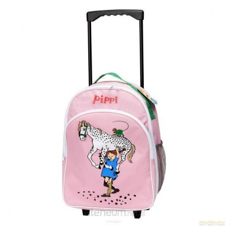 Walizka na kółkach Pippi różowa