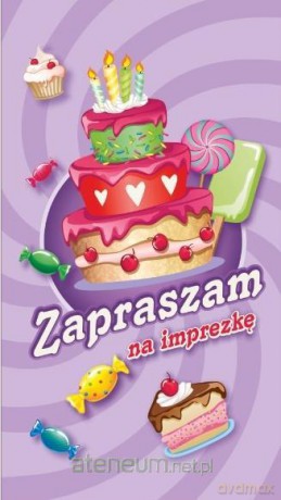 Zaproszenie Urodziny dziecięce (10szt)