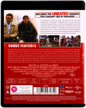 American Pie 2 - Deluxe Collector's Edition [Blu-Ray 4K]+[Blu-Ray]
