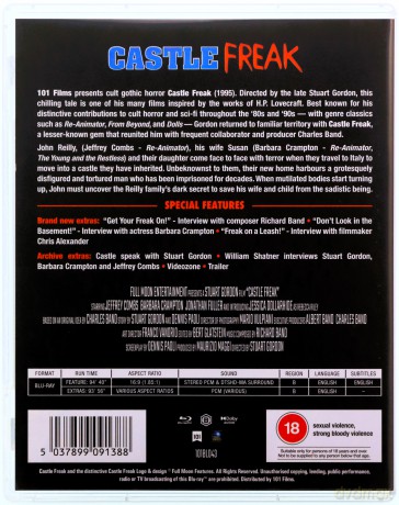 Castle Freak (Limited) (Potwór na zamku) [Blu-Ray]