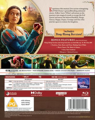 Disney's Snow White (Śnieżka) [Blu-Ray 4K]+[Blu-Ray]