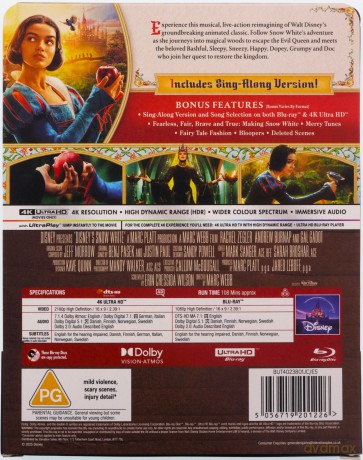 Disney's Snow White (steelbook) (Śnieżka) [Blu-Ray 4K]+[Blu-Ray]