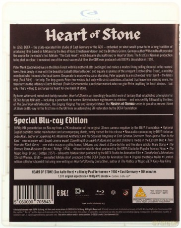 Heart Of Stone (Das Kalte Herz) (Limited) (Kamienne serca) [Blu-Ray]