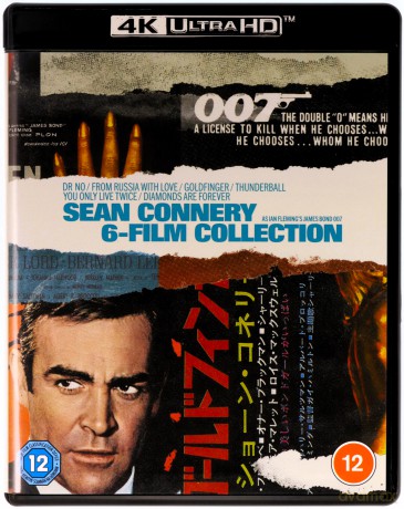 James Bond: Sean Connery 6-Film Collection (Vanilla Version) [12xBlu-Ray 4K]