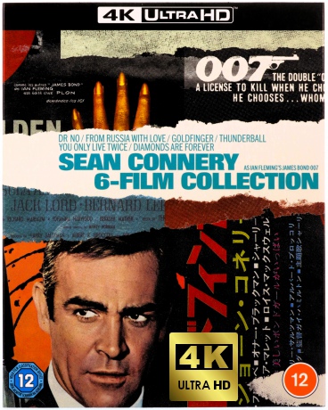 James Bond: Sean Connery 6-Film Collection (Vanilla Version) [12xBlu-Ray 4K]