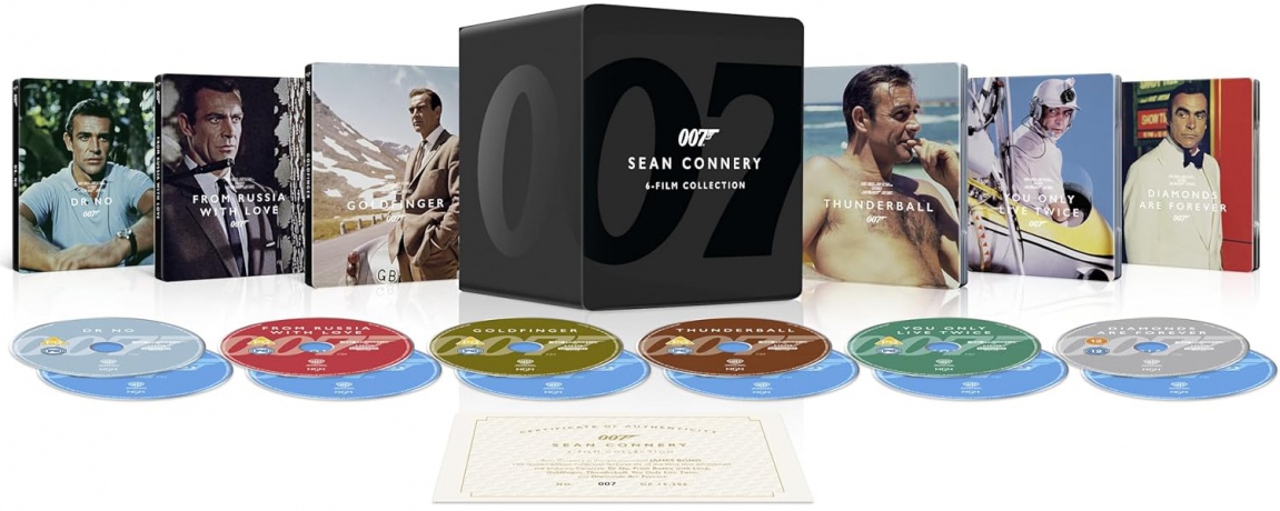 James Bond: Sean Connery 6-Film Collection Library Case [6xBlu-Ray 4K]+[6xBlu-Ray]