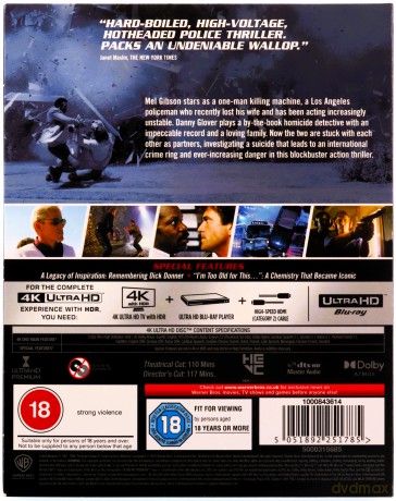 Lethal Weapon (Zabójcza broń) [Blu-Ray 4K]
