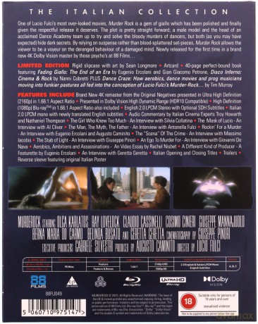 Murder Rock (Deluxe) [Blu-Ray 4K]+[Blu-Ray]