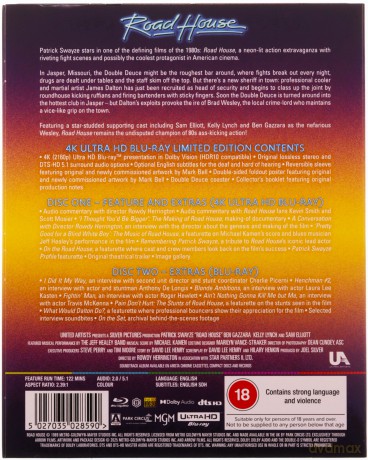 Road House (Limited) (Wykidajło) [Blu-Ray 4K]+[Blu-Ray]