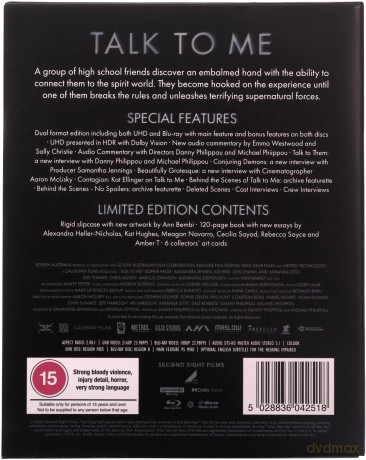 Talk To Me (Limited) (Mów do mnie!) [Blu-Ray 4K]+[Blu-Ray]