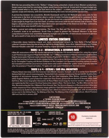 The Good, The Bad And The Ugly (Dobry, zły i brzydki) [4xBlu-Ray]