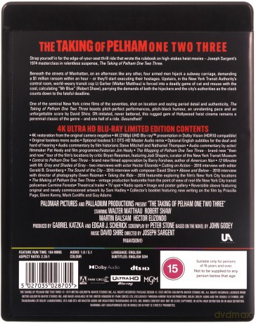 The Taking Of Pelham One Two Three (Limited) (Długi postój na Park Avenue) [Blu-Ray 4K]