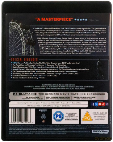 The Third Man (Trzeci człowiek) [Blu-Ray 4K]