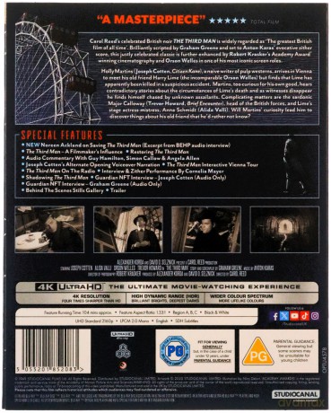 The Third Man (Trzeci człowiek) [Blu-Ray 4K]
