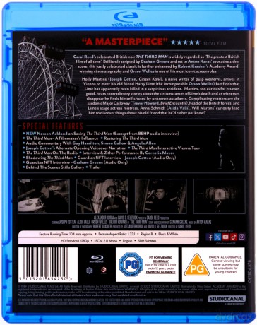 The Third Man (Trzeci człowiek) [Blu-Ray]