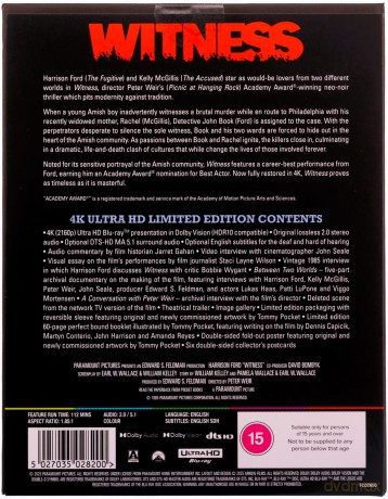 Witness (Świadek) [Blu-Ray 4K]