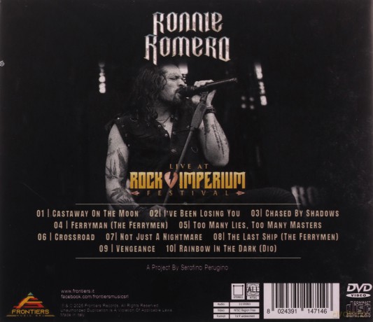 Ronnie Romero: Live At Rock Imperium Festival [CD]+[DVD]